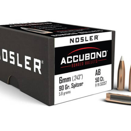 NOSLER 6MM 90GR ACCUBOND 50CT 56357