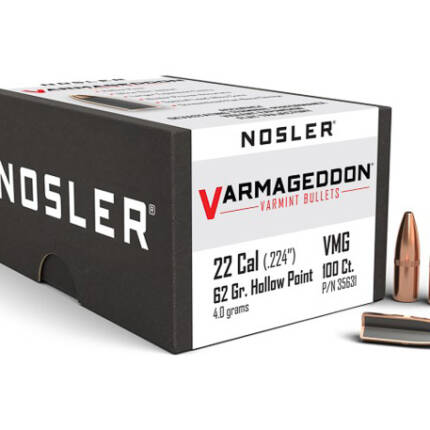NOSLER 22CAL 62GR FBHP VARMAGEDDON 100CT 35631