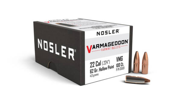 NOSLER 22CAL 62GR FBHP VARMAGEDDON 100CT 35631