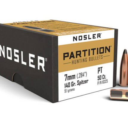 NOSLER 7MM 140GR PARTITION 50CT 16325