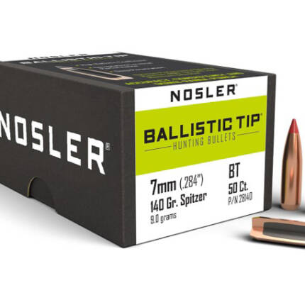NOSLER 7MM 140GR BALLISTIC TIP 50CT 28140