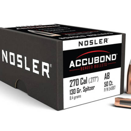 NOSLER 270CAL 130GR ACCUBOND 50CT 54987