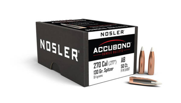 NOSLER 270CAL 130GR ACCUBOND 50CT 54987