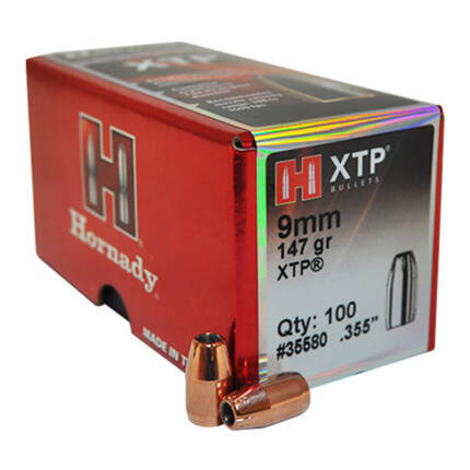 HORNADY 9MM 147GR XTP BULLET 100CT