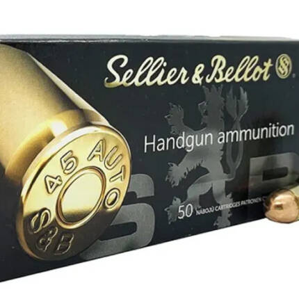 S&B 45AUTO 230GR FMJ AMMO