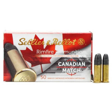 S&B 22LR 40GR CANADIAN MATCH 50CT