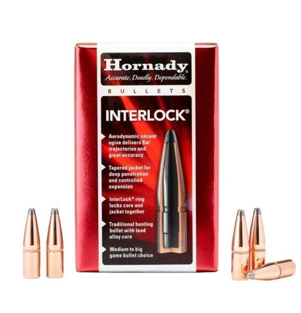 Hornady 7mm 162gr BTSP Interlock 100ct