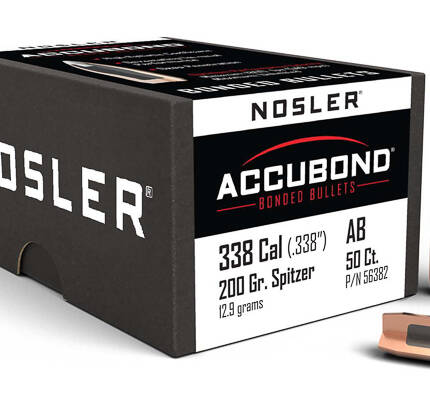 Nosler 338cal 200gr Accubond Bullets