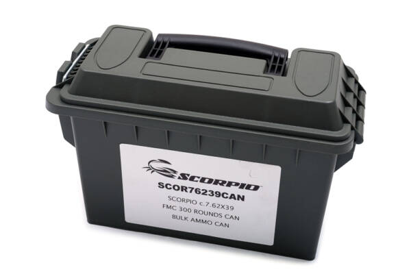 SCORPIO 7.62X39 FMC 300CT BULK CAN