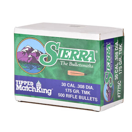 SIERRA 30CAL 175GR TMK MATCH 500CT 7775C