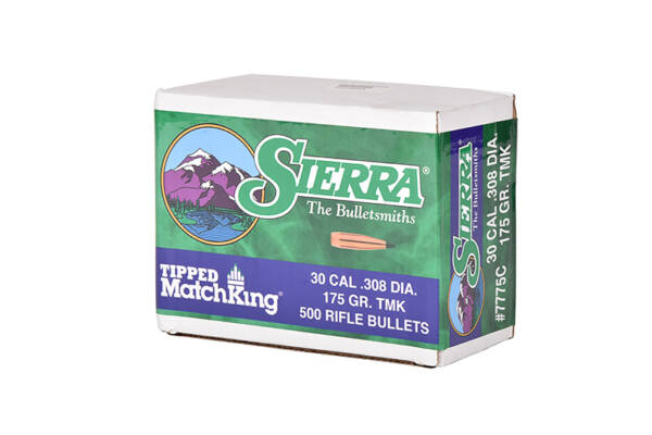 SIERRA 30CAL 175GR TMK MATCH 500CT 7775C