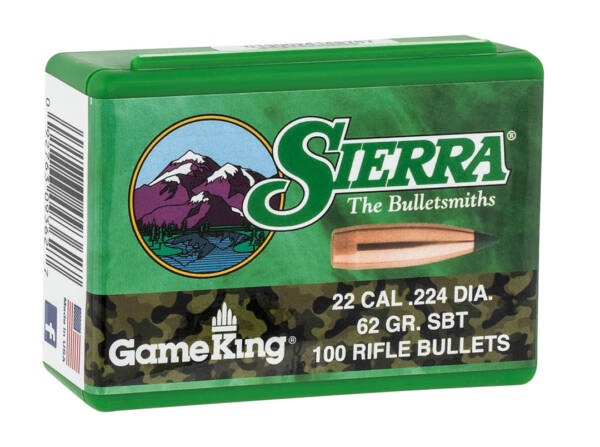 SIERRA 22CAL 62GR SBT GAMEKING 100CT 9362