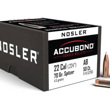 NOSLER 22LR 70GR ACCUBOND 50CT 53780