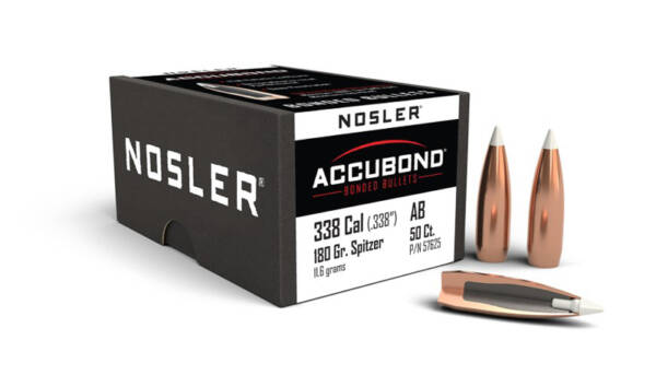 NOSLER 338CAL 180GR ACCUBOND 50CT 57625