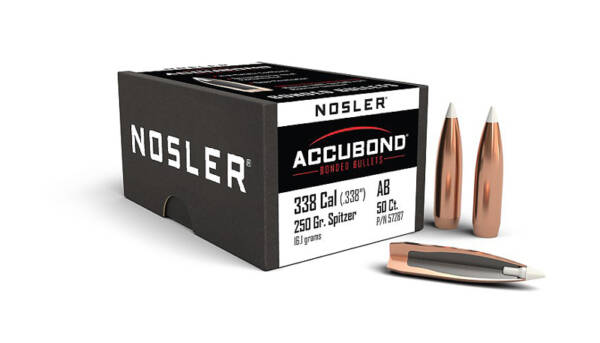 NOSLER 338CAL 250GR ACCUBOND 50CT 57287