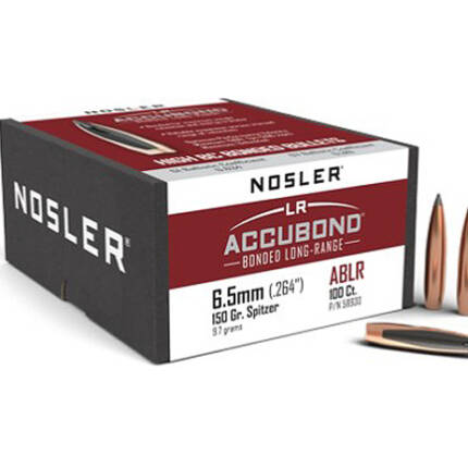 NOSLER 6.5MM 150GR ACCUBOND LR 100CT 58930