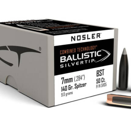 NOSLER 7MM 140GR BALLISTIC SILVERTIP 50CT 51105