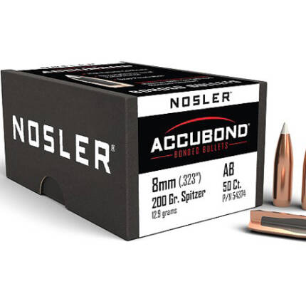 NOSLER 8MM 200GR ACCUBOND 50CT 54374