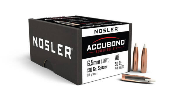 NOSLER 6.5MM 130GR ACCUBOND 50CT 56902