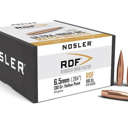 NOSLER 6.5MM 130GR HPBT RDF 100CT 53505
