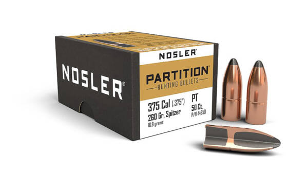 NOSLER 375CAL 260GR PARTITION 50CT 44850