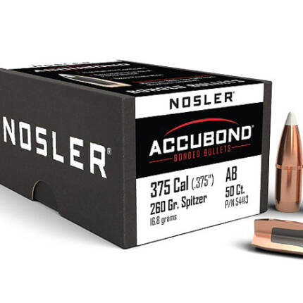 NOSLER 375CAL 260GR ACCUBOND 50CT 54413