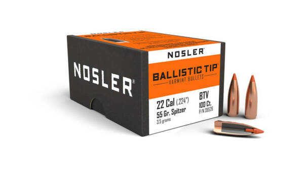 NOSLER 22CAL 55GR BALLISTIC TIP 100CT 39526