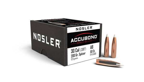 NOSLER 30CAL 200GR ACCUBOND 50CT 54618