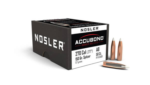 NOSLER 270CAL 150GR ACCUBOND 50CT 54801