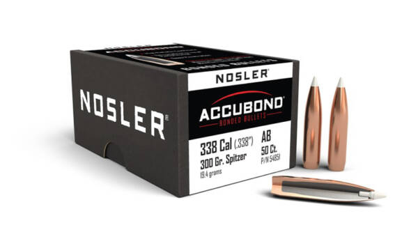 NOSLER 338CAL 300GR ACCUBOND 50CT 54851