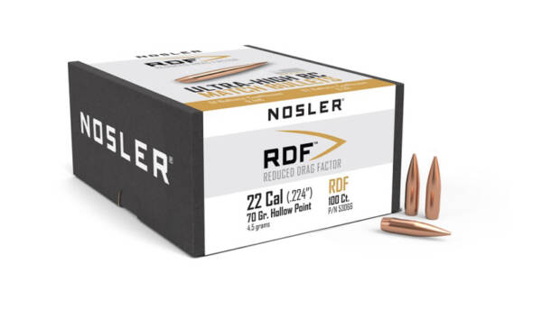 NOSLER 22CAL 70GR HPBT RDF 100CT 53066