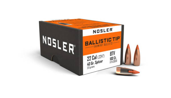 NOSLER 22CAL 40GR BALLISTIC TIP 100CT 39510