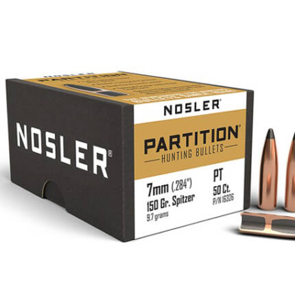 NOSLER 7MM 150GR PARTITION 50CT 16326