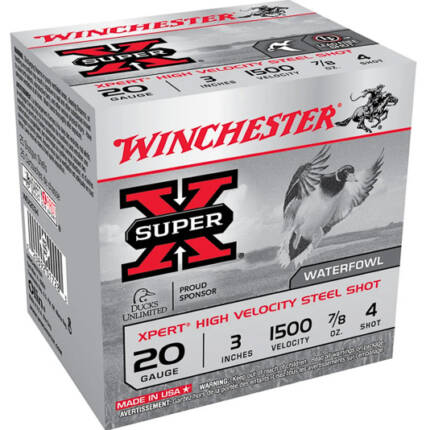 20 GAUGE 3-IN #4 SHOT 25-PK