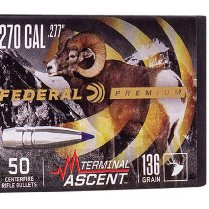 FEDERAL 270CAL 136GR TERMINAL ASCENT PREMIUM 50CT