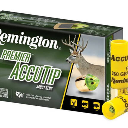 REMINGTON 20GA 3IN 1900FPS PREMIER ACCUTIP SABOT SLUG 5CT