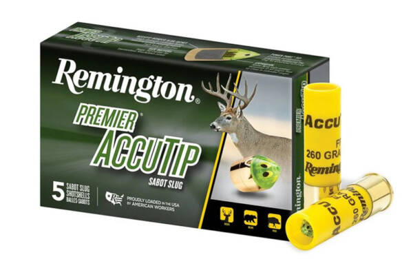REMINGTON 20GA 3IN 1900FPS PREMIER ACCUTIP SABOT SLUG 5CT