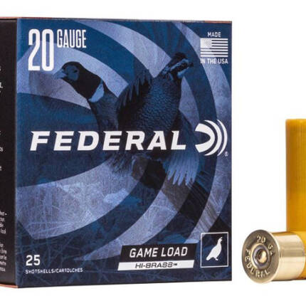 FEDERAL 20GA 2-3/4IN #6 1OZ 1220FPS GAME-SHOK