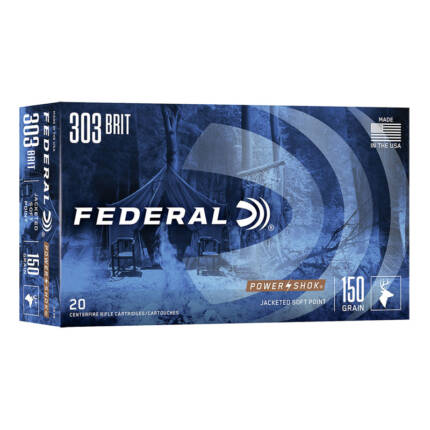 FEDERAL 303 BRITISH 150GR JSP POWERSHOK