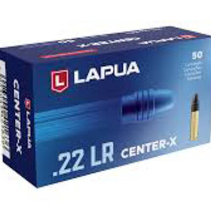 LAPUA 22LR 40GR CENTER-X 50CT