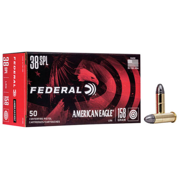 FED 38SPECIAL 158GR LRN AMMO