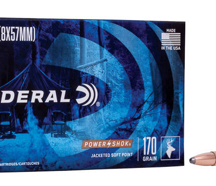 FED 8MM MAUSER 170GR POWER-SHOK SP