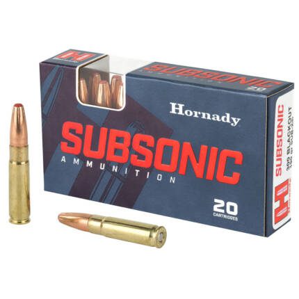 HORNADY 300 BLACKOUT 190GR SUB-X SUBSONIC