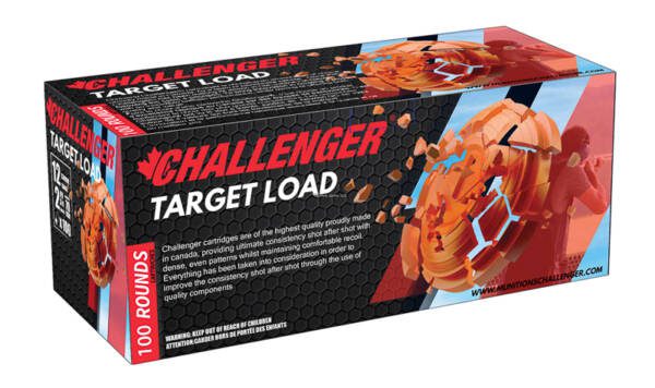 CHALLENGER 12GA 2-3/4  #7.5 1150FPS 1-1/8OZ 100CT TARGET LOAD