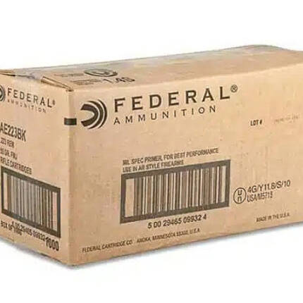 FEDERAL AE 556NATO 1000RNDS BOX