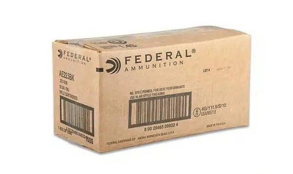 FEDERAL AE 556NATO 1000RNDS BOX