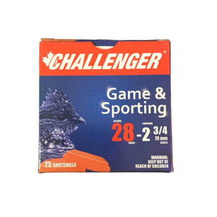 CHALLENGER 28GA 2-3/4IN #4 1330FPS 3/4OZ HIGH BRASS