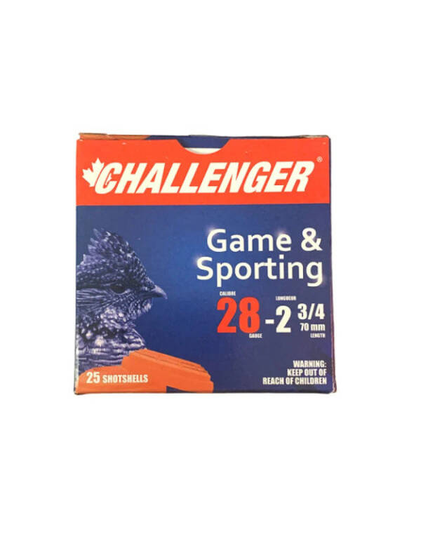 CHALLENGER 28GA 2-3/4IN #4 1330FPS 3/4OZ HIGH BRASS