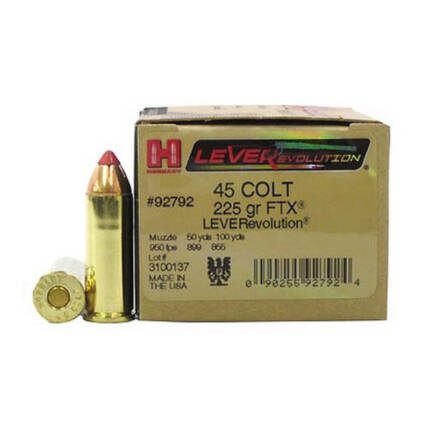 HORNADY 45 COLT 225GR FTX LEVREVOLUTION 92792