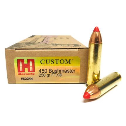 HORNADY 450 BUSHMASTER 250GR FTX CUSTOM 82244